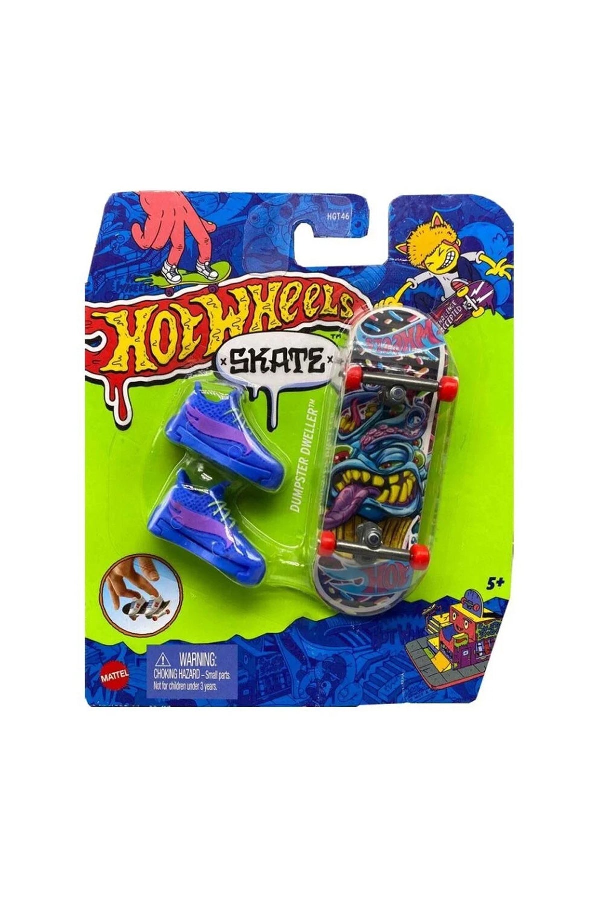 Hot Wheels Skate Parmak Kaykay ve Ayakkabı Paketleri