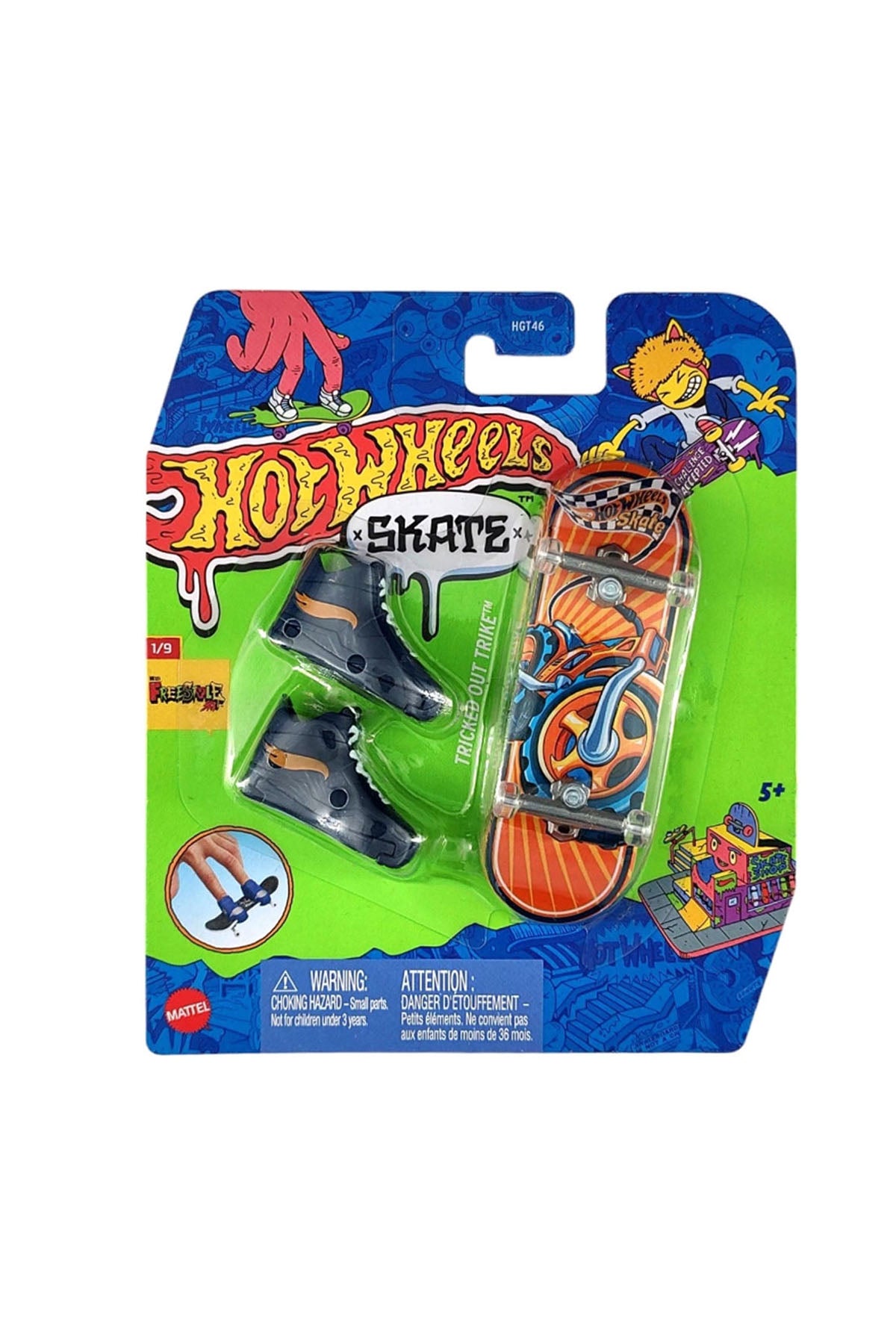 Hot Wheels Skate Parmak Kaykay ve Ayakkabı Paketleri