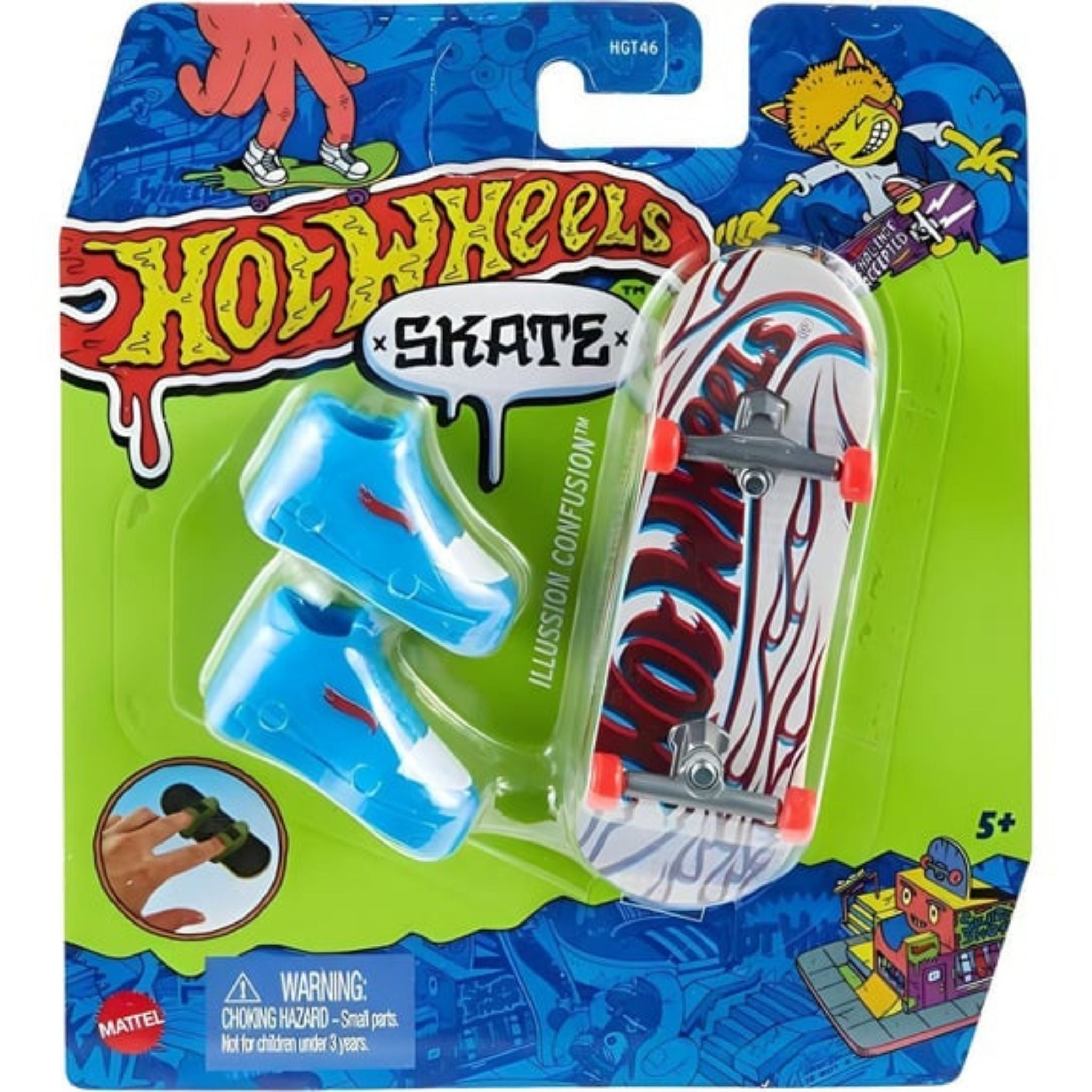 Hot Wheels Skate Parmak Kaykay ve Ayakkabı Paketleri Mattel HNG42