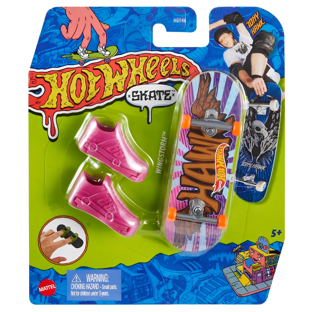 Hot Wheels Skate Parmak Kaykay ve Ayakkabı Paketleri HGT68
