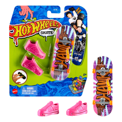 Hot Wheels Skate Parmak Kaykay ve Ayakkabı Paketleri HGT68