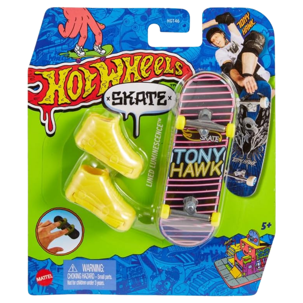 Hot Wheels Skate Parmak Kaykay ve Ayakkabı Paketleri HNG33
