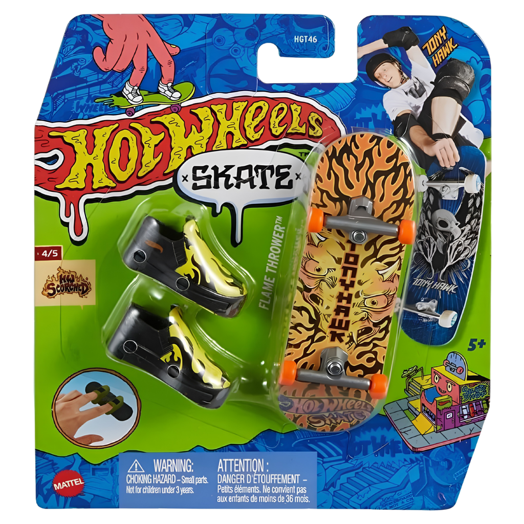 Hot Wheels Skate Parmak Kaykay ve Ayakkabı Paketleri HVJ84