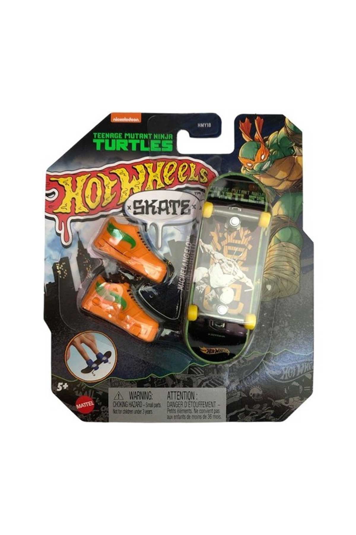 Hot Wheels Skate Temalı Parmak Kaykay ve Ayakkabı Paketleri