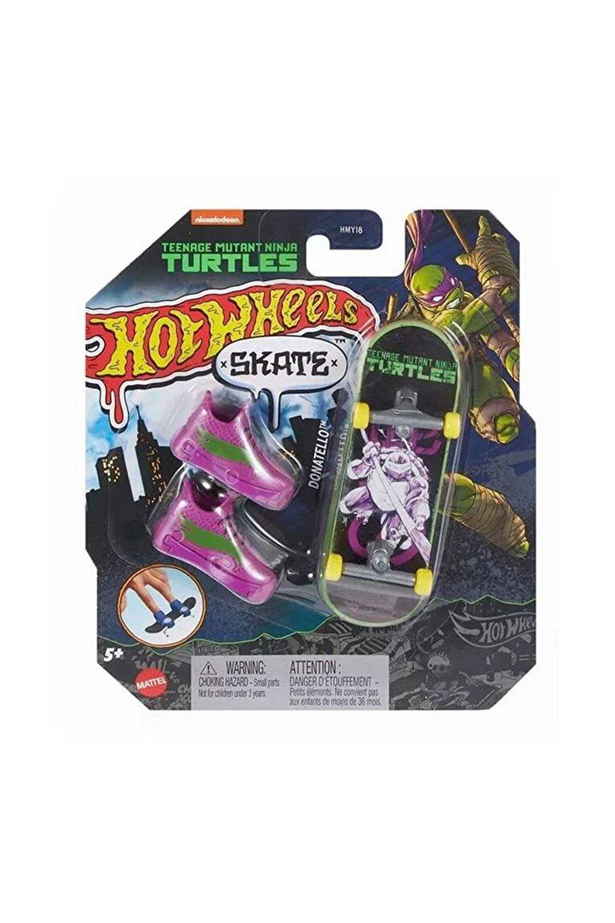 Hot Wheels Skate Temalı Parmak Kaykay ve Ayakkabı Paketleri