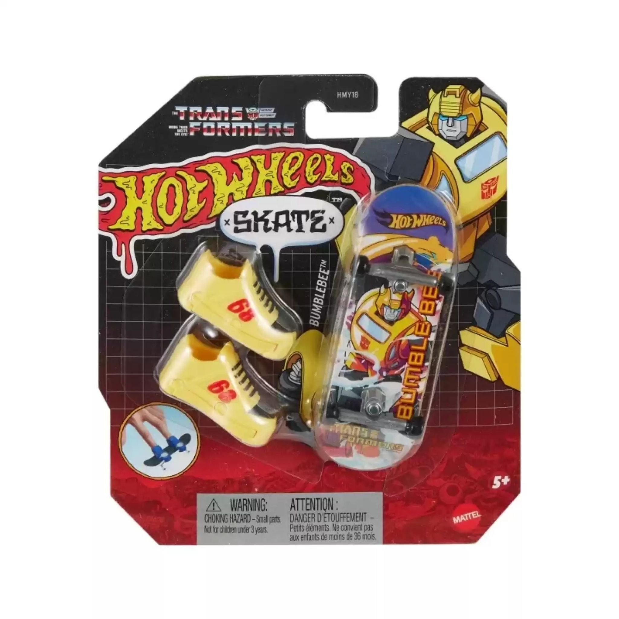 Hot Wheels Skate Temalı Parmak Kaykay ve Ayakkabı Paketleri Mattel HVK38