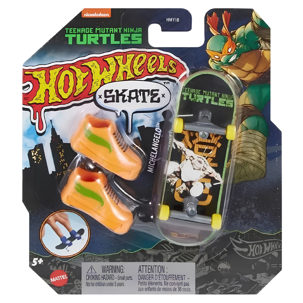 Hot Wheels Skate Temalı Parmak Kaykay ve Ayakkabı Paketleri HVK34