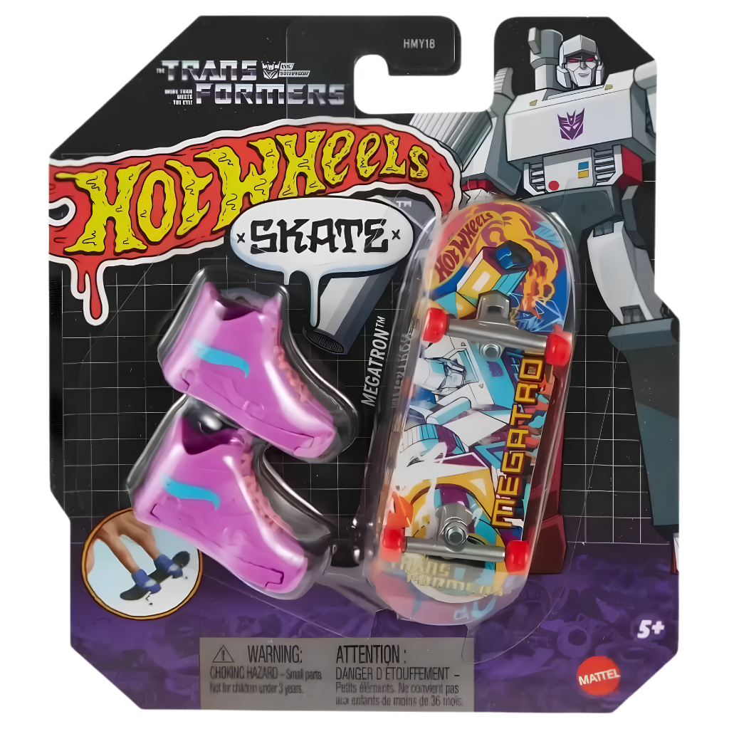 Hot Wheels Skate Temalı Parmak Kaykay ve Ayakkabı Paketleri HVK37