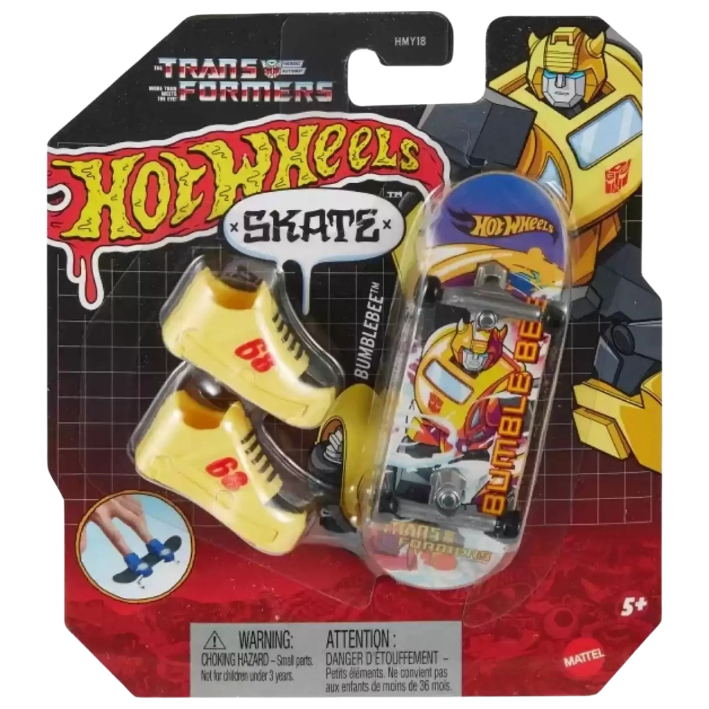 Hot Wheels Skate Temalı Parmak Kaykay ve Ayakkabı Paketleri HVK38