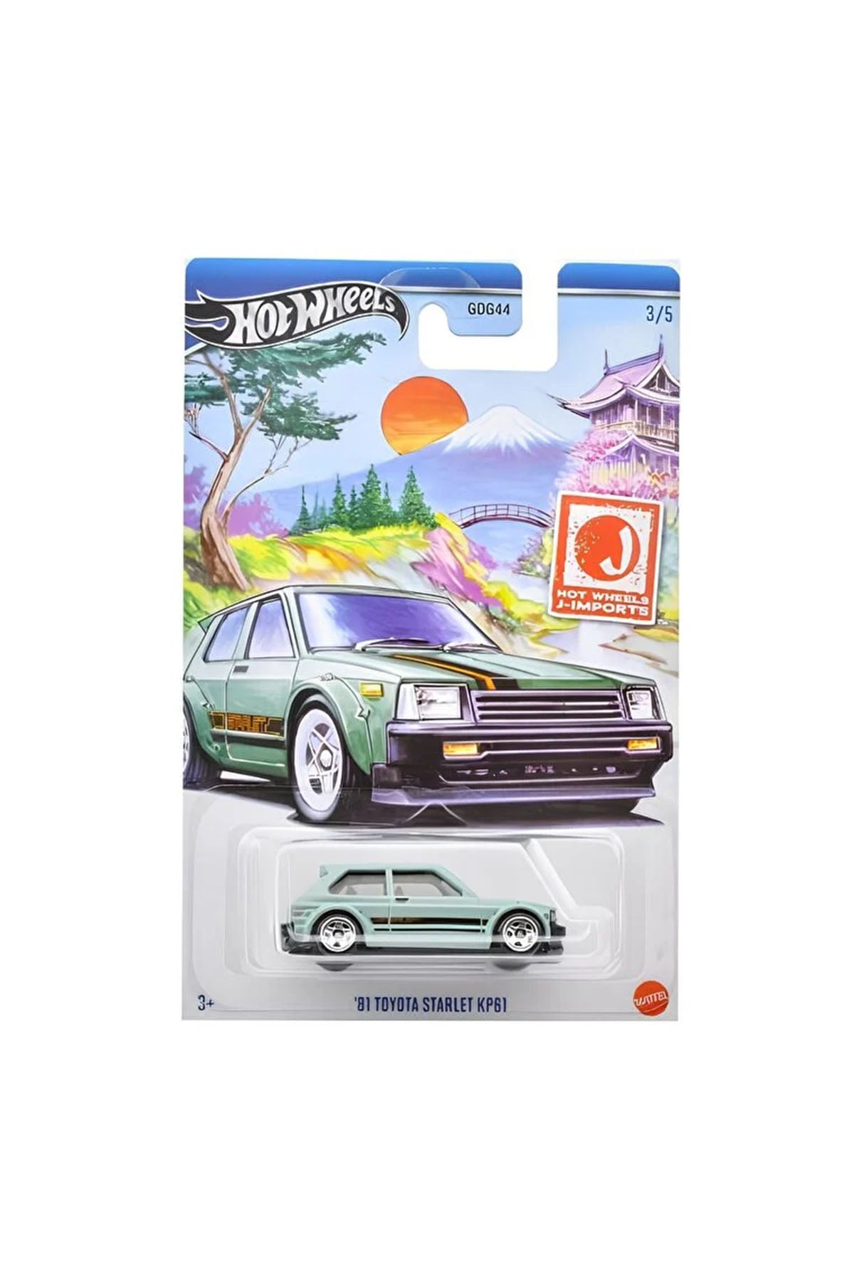 Hot Wheels Temalı Arabalar Özel Seri - 81 Toyota Starlet