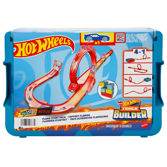 Hot Wheels Track Builder Alev Temalı Akrobasi Seti HMC04