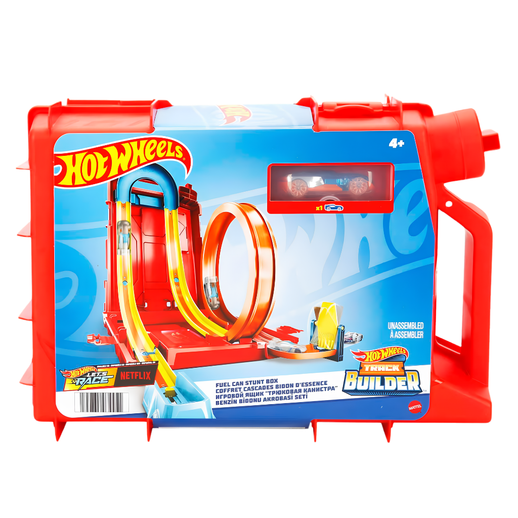 Hot Wheels Track Builder Benzin Bidonu Akrobasi Seti HDX78