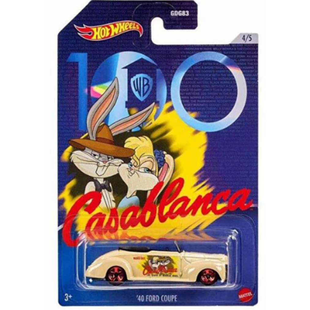 Hot Wheels Warner Bros 100. Yıl Temalı Arabalar 40 Ford Coupe HLK31
