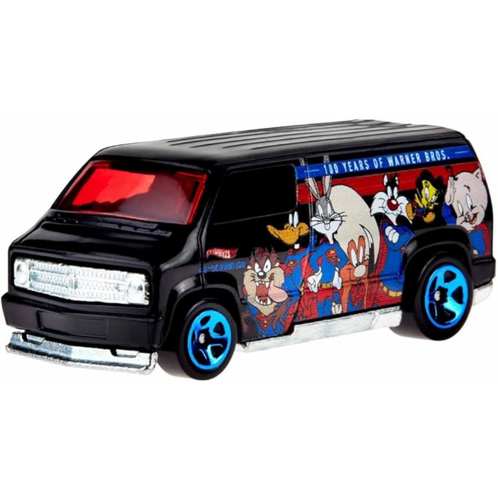 Hot Wheels Warner Bros 100. Yıl Temalı Arabalar - Custom 77 Dodge Van