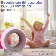 Hubble Eclipse Plus Bebek Telsizi, Ninni Çalar, Bluetooth Speaker, Gece Lambası
