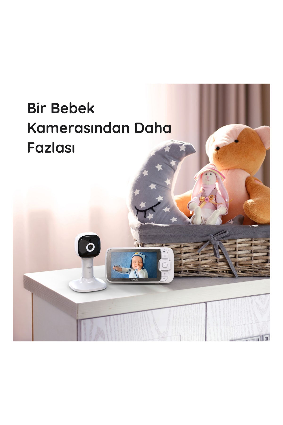 Hubble Nursery Pal Cloud Wifi-Connect 5’’ Dijital Ekranlı Bebek Kamerası