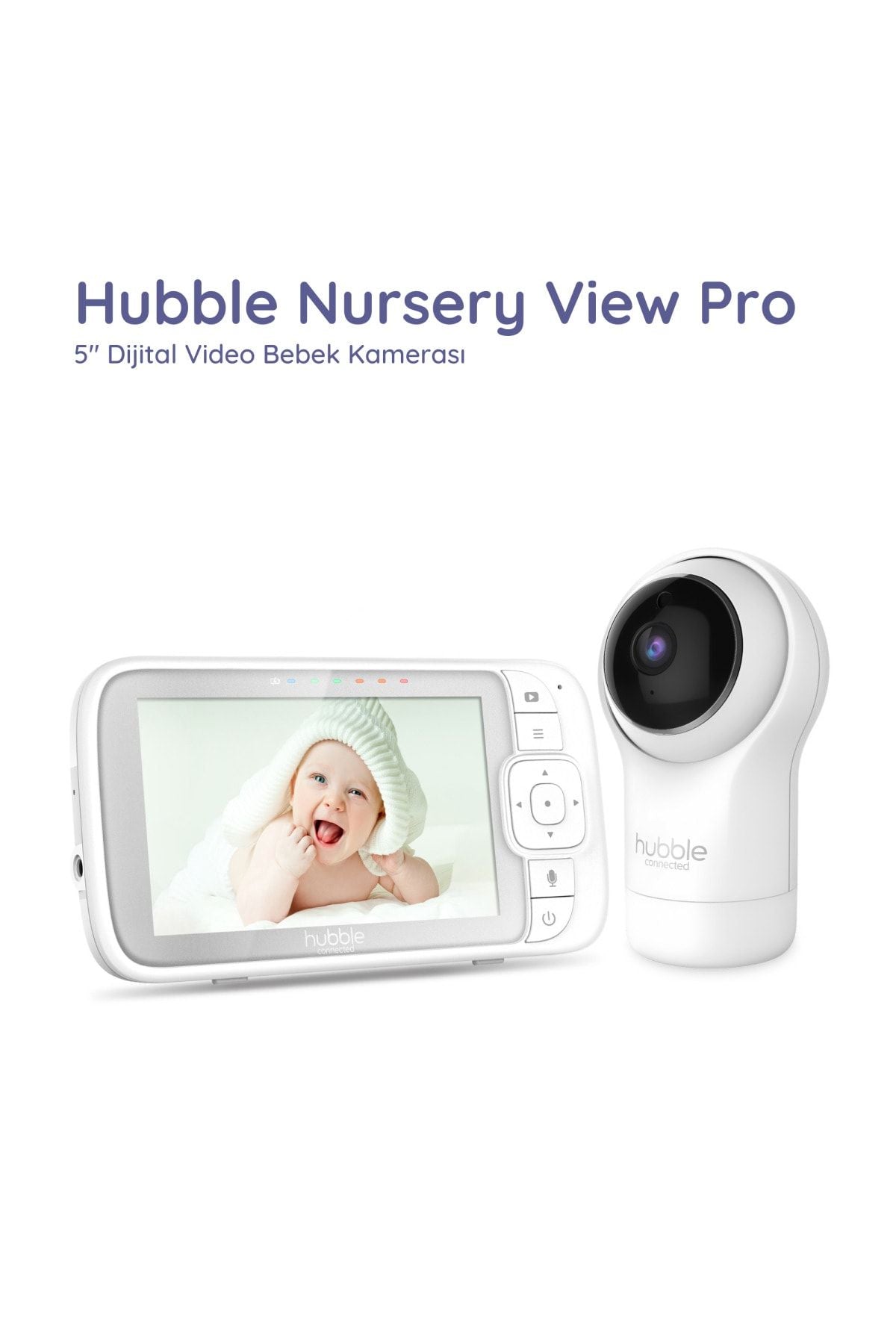 Hubble Nursery View Pro 5" Dijital Video Bebek Kamerası