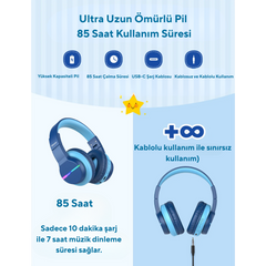 iClever BTH12 Çocuk Bluetooth Kulaklığı