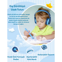 iClever BTH12 Çocuk Bluetooth Kulaklığı