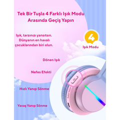 iClever BTH12 Çocuk Bluetooth Kulaklığı