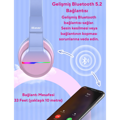 iClever BTH12 Çocuk Bluetooth Kulaklığı