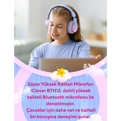 iClever BTH12 Çocuk Bluetooth Kulaklığı