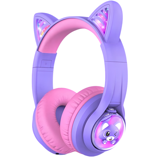 iClever BTH19 Kedi Kulaklı Çocuk Bluetooth Kulaklığı