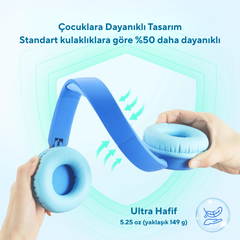 iClever BTH22 Çocuk Bluetooth Kulaklığı