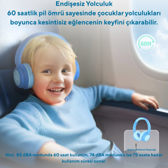 iClever BTH22 Çocuk Bluetooth Kulaklığı