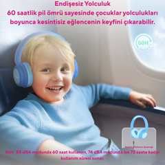 iClever BTH22 Çocuk Bluetooth Kulaklığı