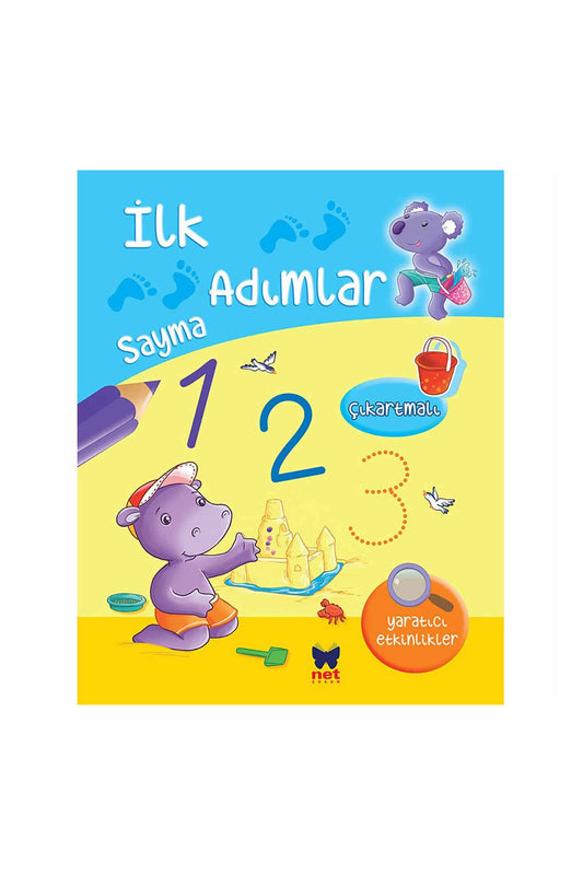 Net Kitap İlk Adımlar Çıkartmalı Etkinlik Sayma - Welcome Baby