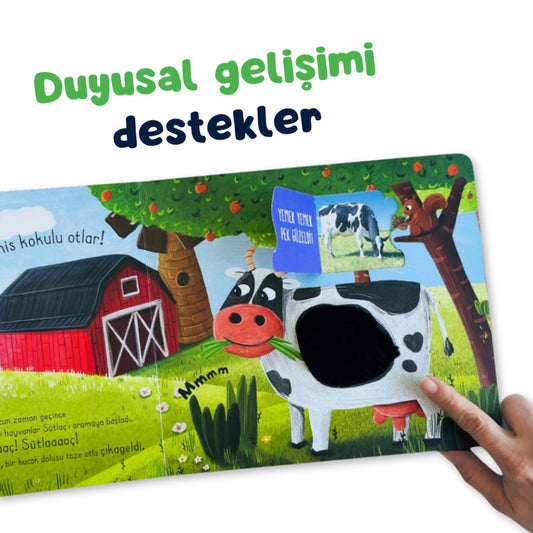 Sincap Kitap İlk Dokun Hisset Kitabım Çiftliğe Dokun