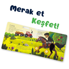 Sincap Kitap İlk Dokun Hisset Kitabım Çiftliğe Dokun