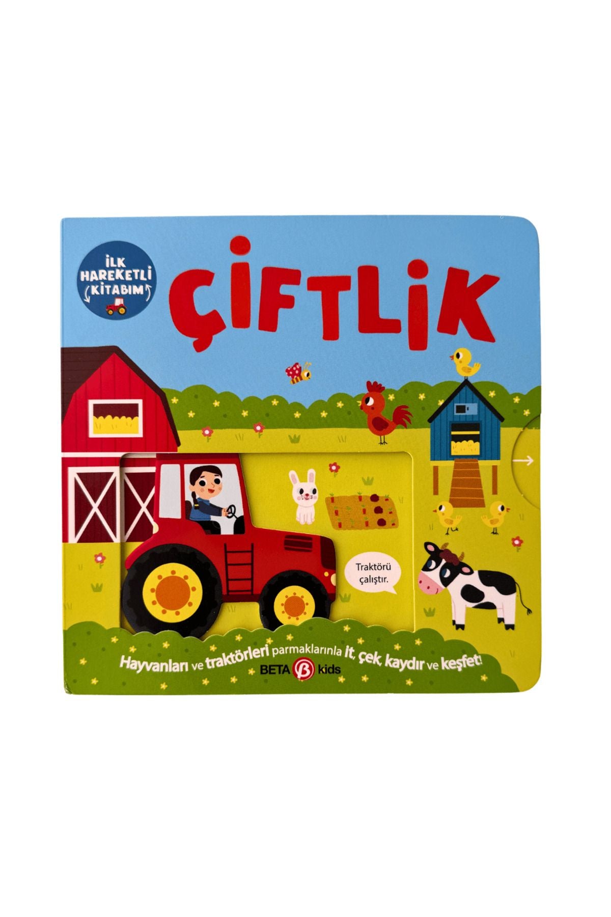 Beta Kids İlk Hareketli Kitabım Çiftlik