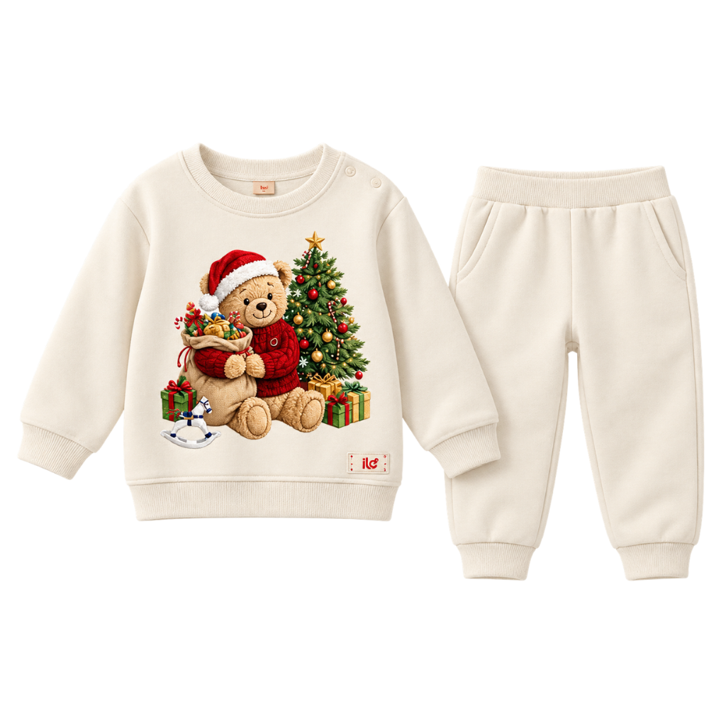 İlo Kids Erkek Üç İplik 2li Noel Takım