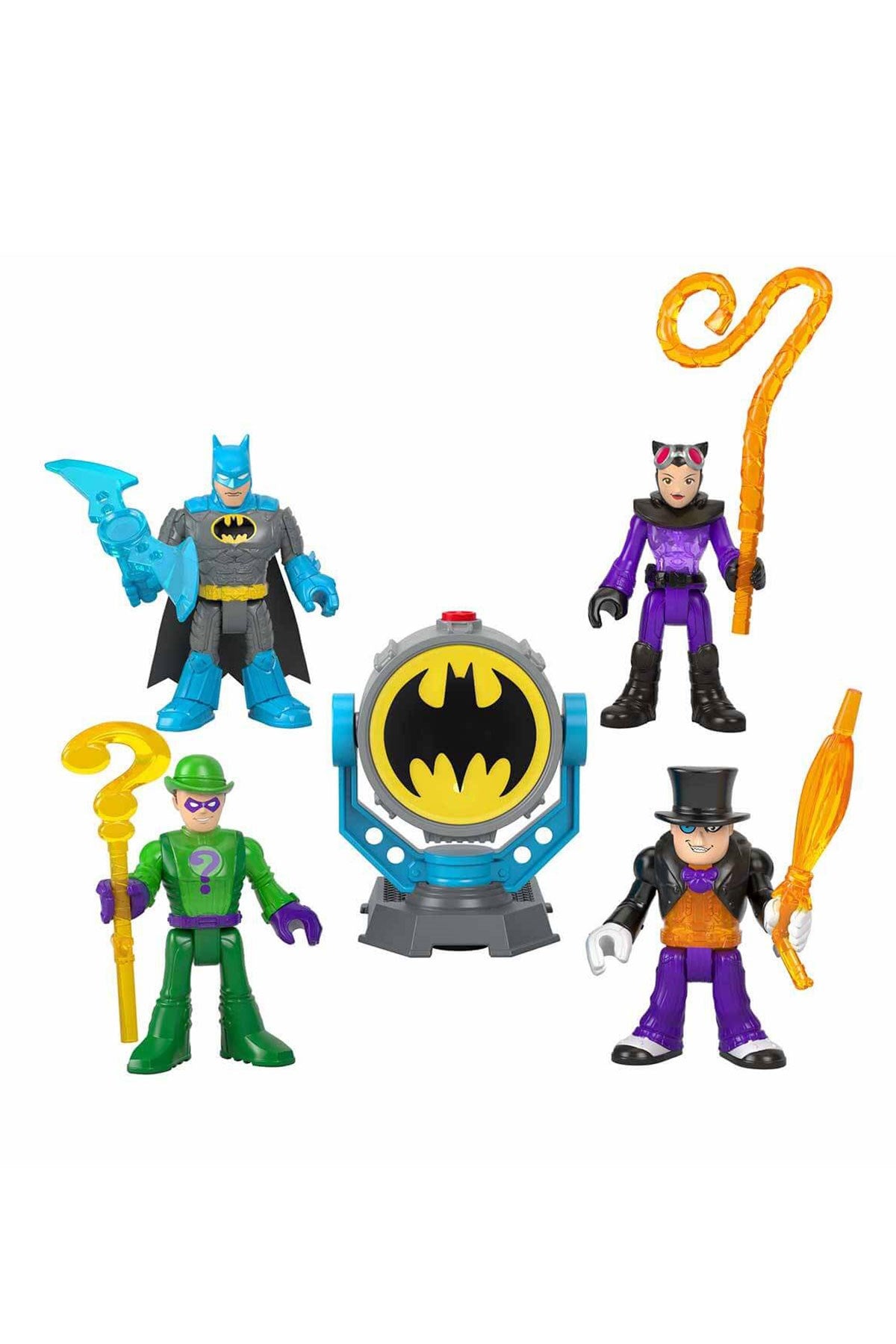 Imaginext DC Super Friends Bat-Tech Bat-Signal Figür Seti