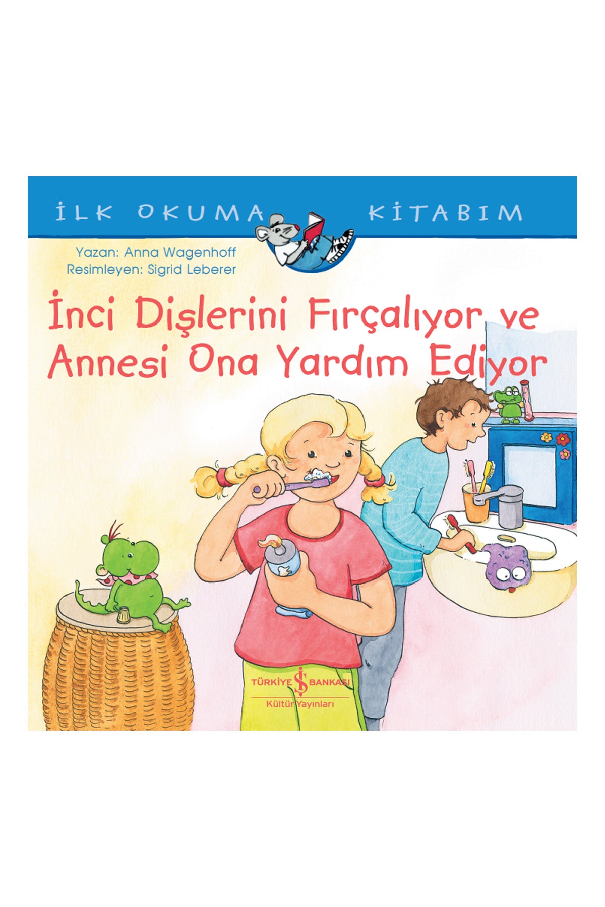 İnci Dişlerini Fırçalıyor ve Annesi Ona Yardım Ediyor