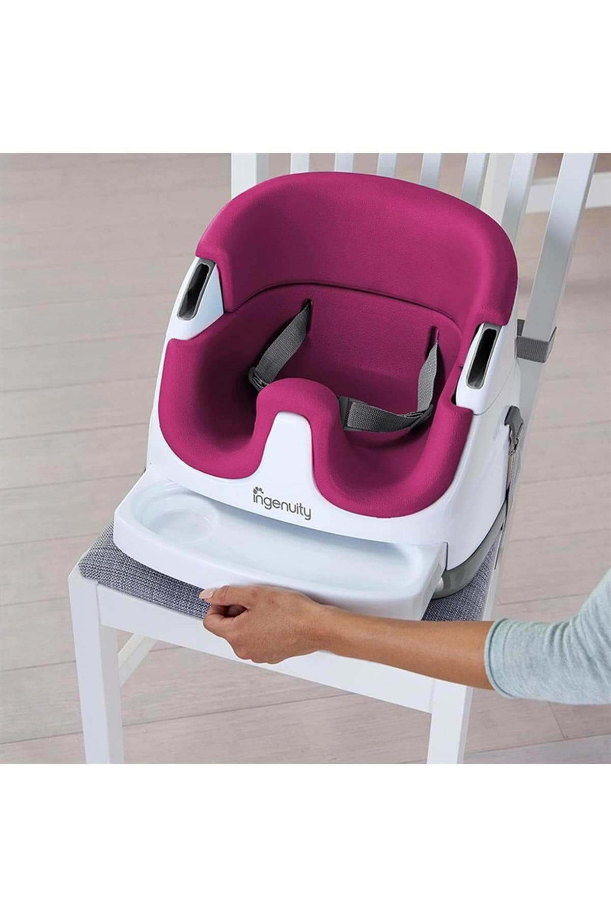 Ingenuity Baby Base Portatif Mama Sandalyesi Pink Flambe