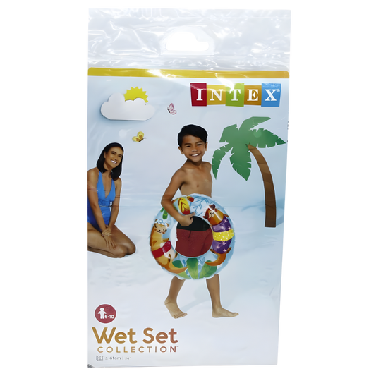 Intex Şeffaf Baskılı Simit 61cm