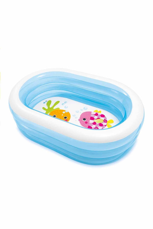 Intex Şeffaf Oval Havuz 163x107x46cm