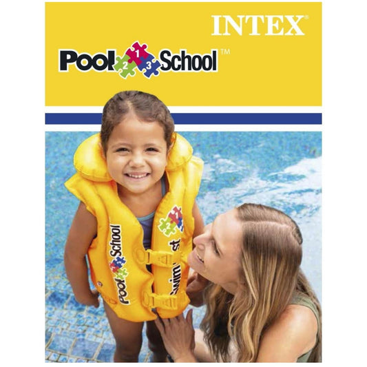 Intex Yakalı Sarı Yelek 50x47cm