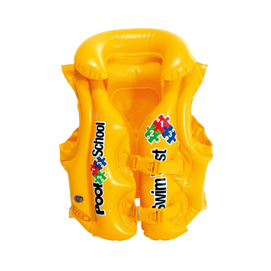 Intex Yakalı Sarı Yelek 50x47cm