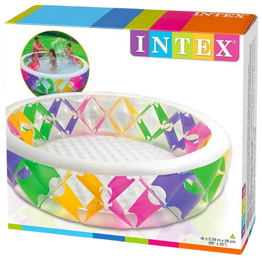 Intex Yumuşak Taban Şeffaf Havuz 229x56cm