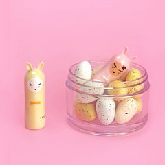 Inuwet Bunny Lip Balm Glitter Gold Pineapple