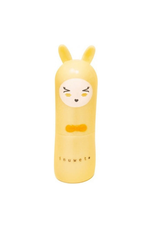 Inuwet Bunny Lip Balm Glitter Gold Pineapple