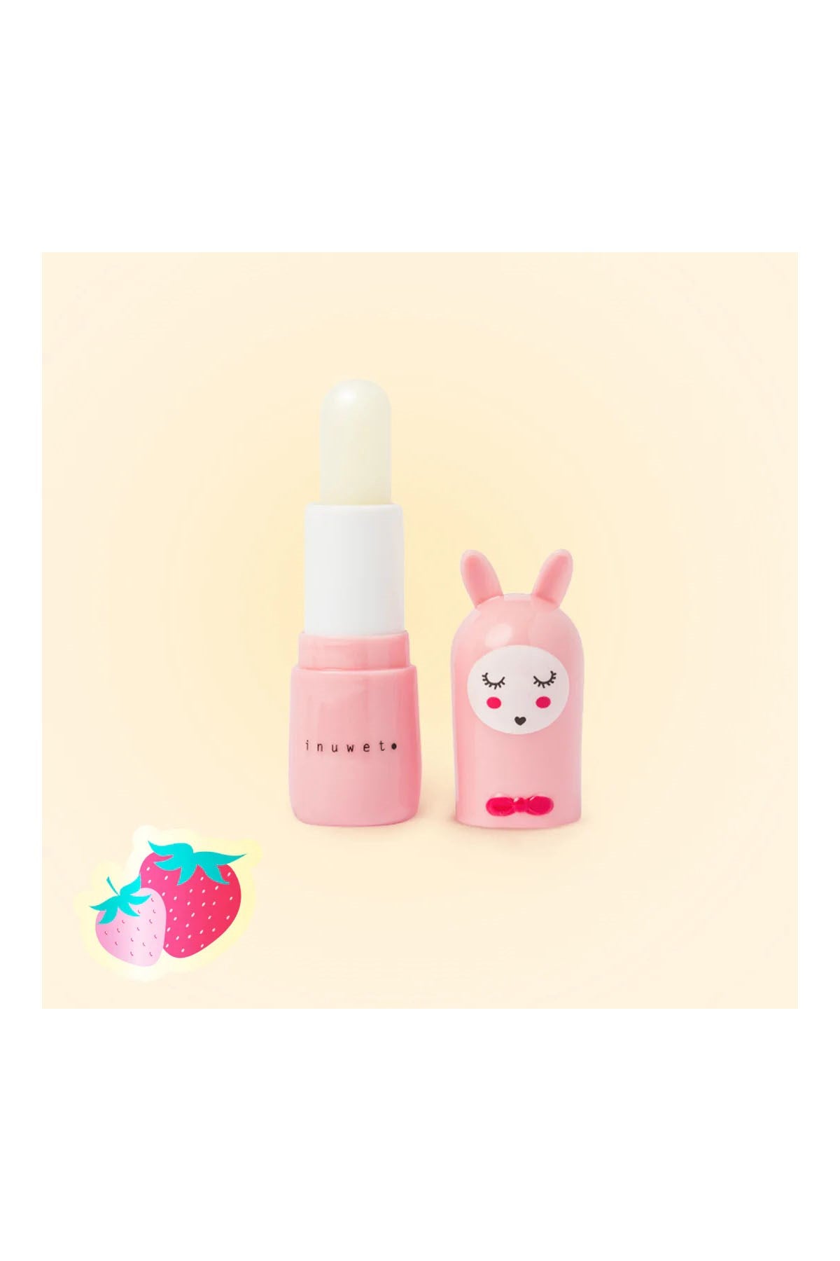 Inuwet Bunny Lip Balm Strawberry