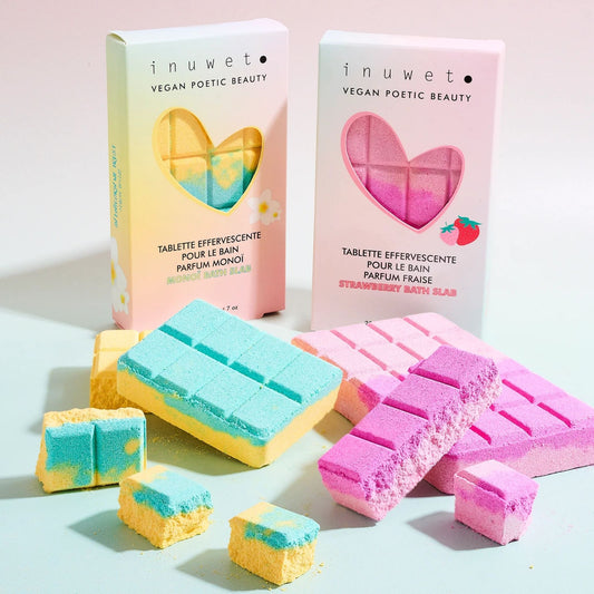 Inuwet Çikolata Tableti Şeklinde Banyo Topu Monoi
