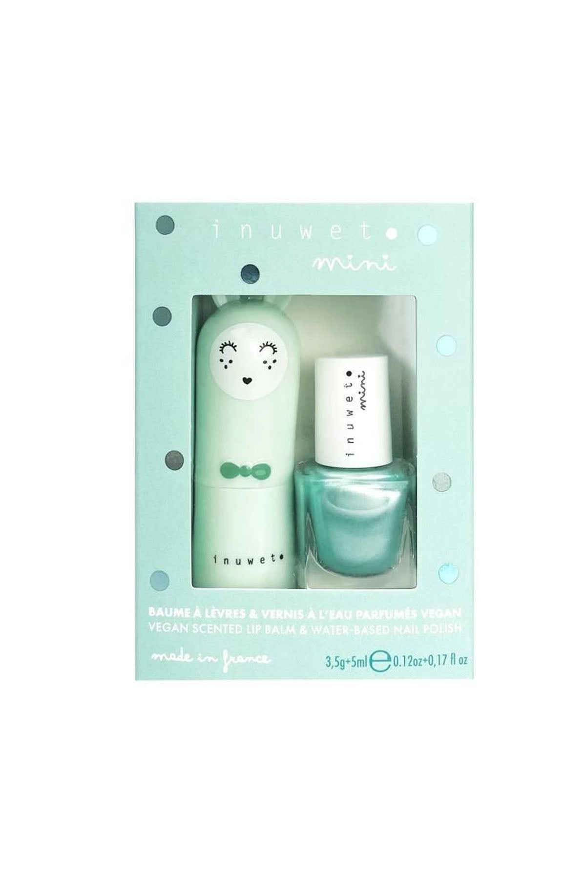 Inuwet Duo Aqua Lipbalm B02+Nailpolish