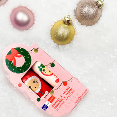 Inuwet Fiyonk Figürlü 2’li Dudak Nemlendiricisi Seti Mango ve Pamuk Şekeri