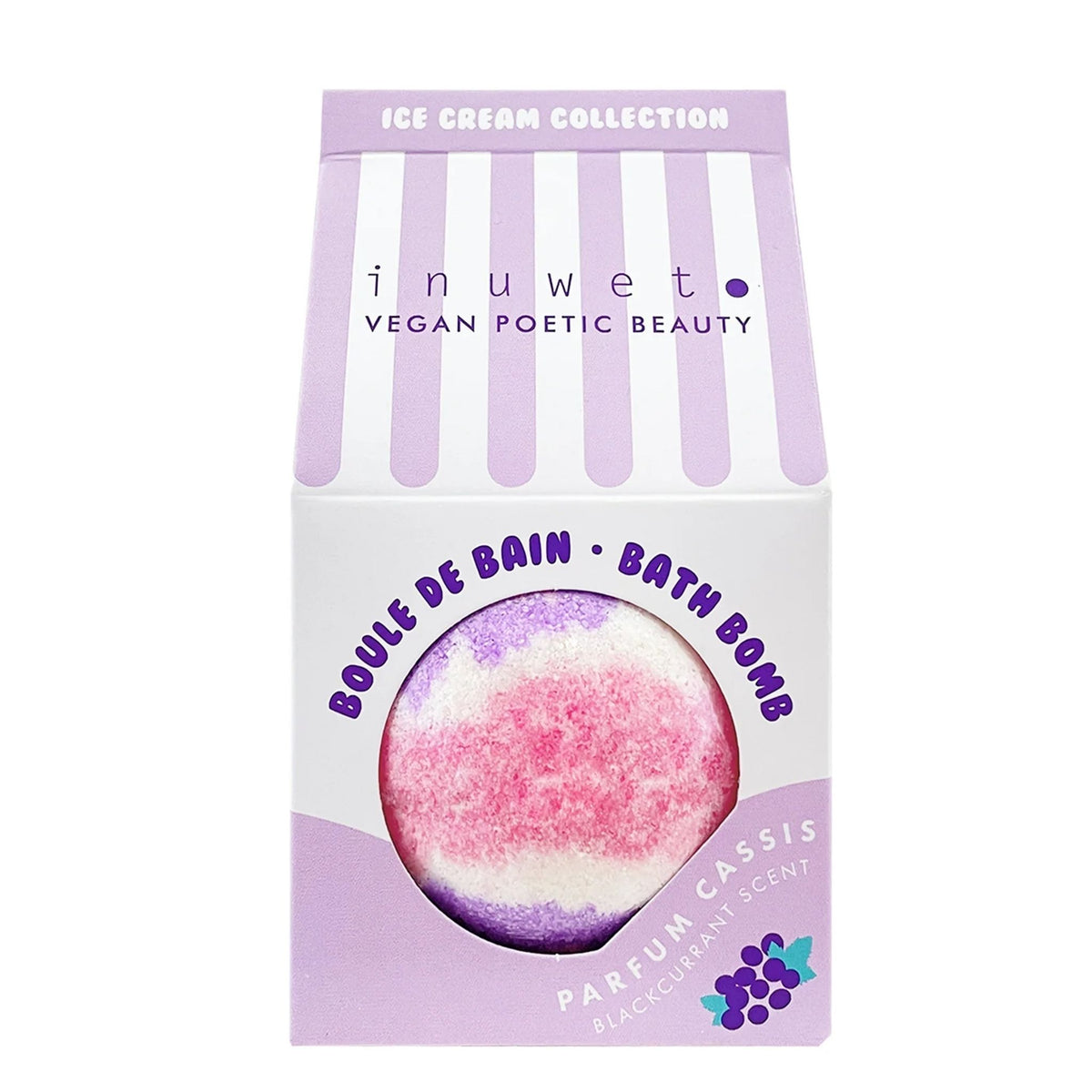 Inuwet Icecream Böğürtlen Banyo Bombası